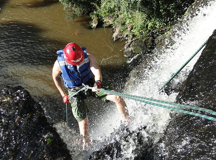 Rapel de 25 ou 30 metros